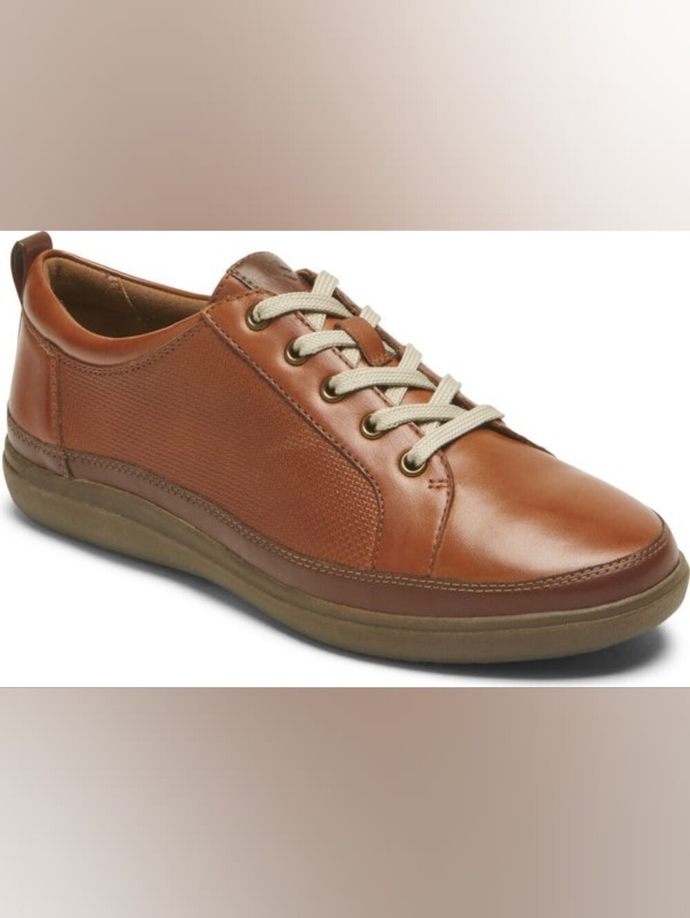 Cobb Hill by New Balance Bailee Leather Lace-Up in Chestnut Brown